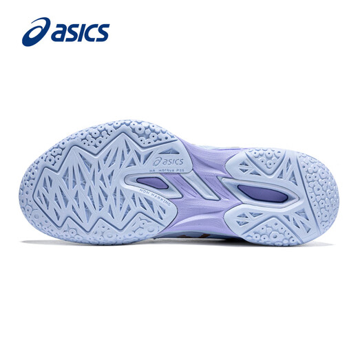 ASICS new badminton shoes Aurora 4PB men's and women's Apocalypse CONTROL FF3 ultra-light non-slip professional competition shoes 1072A089-405 Apocalypse 3rd generation new color - white and purple, free shoe bag + towel socks 41.5