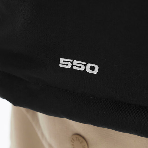 The North Face北面羽绒服男户外防水保暖鹅绒4U81 宇宙黑/4H0 L