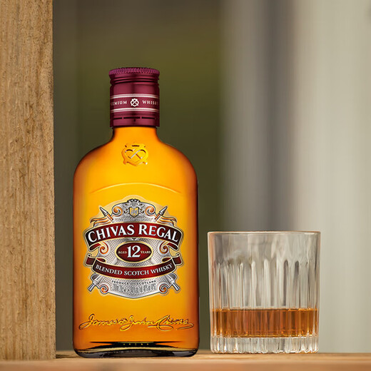 野格 洋酒威士忌伏特加金酒白兰地 小瓶酒便利店调酒基酒鸡尾酒 芝华士12年威士忌200ml