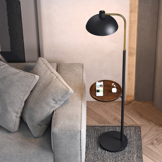 MIWO Nordic floor lamp bedroom bedside lamp living room shelf sofa side modern minimalist light luxury creative vertical floor lamp wireless charging MWDS120FL