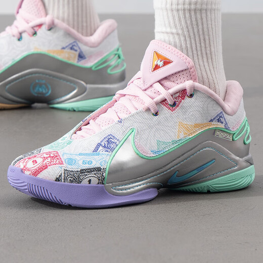 Мужские баскетбольные кроссовки NIKE 2025, осенние уличные фитнес-тренировки LEBRON XXII, модная модная спортивная обувь FZ1098-100/белый/блестящий зеленый 44