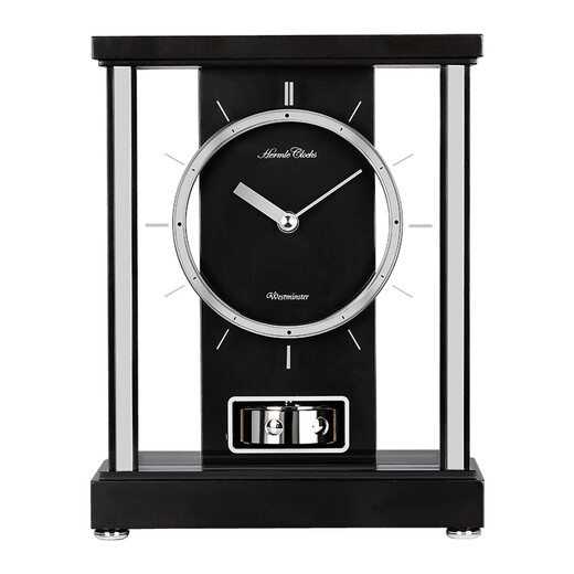赫姆勒时钟（Hermle Clocks）欧式现代座钟客厅实木报时摆件低音低噪台式坐钟 QT004-110003