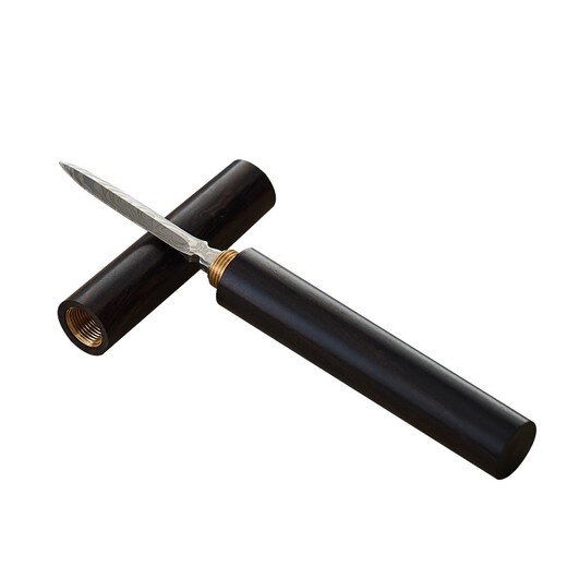 Xiangmingtang stainless steel tea knife Pu'er tea tea opener tea cake tea brick special tea pry Liujunzi Kungfu tea set accessories T001-2 stainless steel flower branch tea knife Default 1