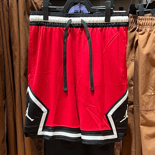 Nike (NIKE) men's shorts summer new Jordan basketball training five-point pants running fitness quick-drying breathable sports pants DX1488-687 Red L