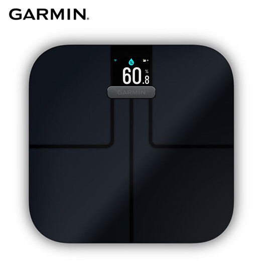 Garmin (GARMIN) Garmin GARMIN body fat scale IndexS2 electronic scale weight body scale home fat scale black
