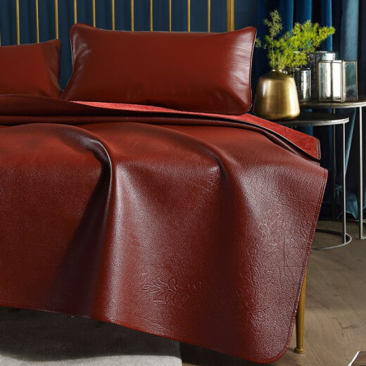 Mercury Home Textiles cowhide mat first layer buffalo leather mat soft mat solid color genuine leather matte Zunxiang (first layer buffalo leather does not include pillowcase) 1.8m bed (180200cm)