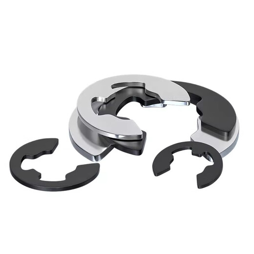 Tianzhuo hardware circlip e-type circlip 304 stainless steel open buckle M1.2M2.5M3M4M5M6M8M10M15 M7*1 50 pieces 304 material