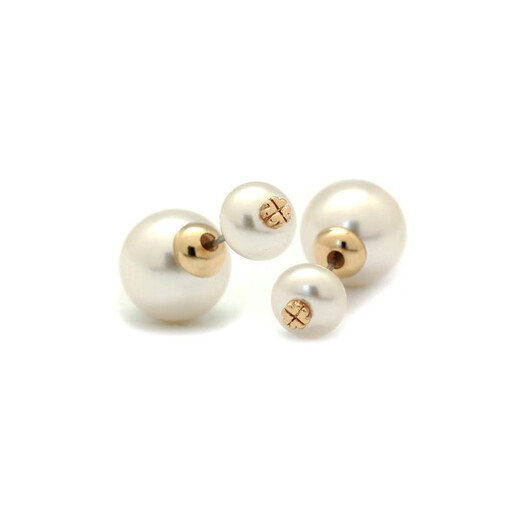 Fellala (fallala) double-sided pearl earrings, high-end, light luxury imitation pearl earrings, earrings, gifts for best friends and girlfriends during festivals, same style in shopping malls