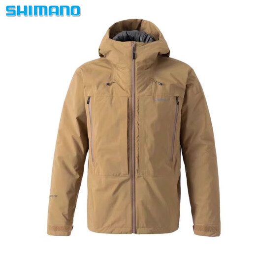 SHIMANO25 New Shimano Jacket RB-032W/034Y Rocky Fishing Suit Windproof Winter Fishing Suit Men's Jacket 24 Models RB-032W Gray Jacket XL