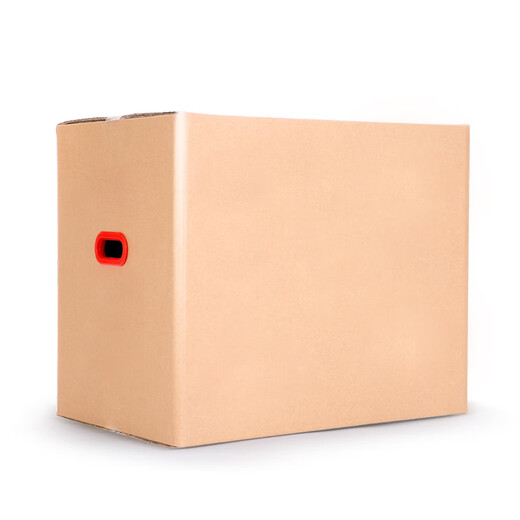QIANYE moving carton carton five-layer extra hard thickened moving packing box can be used for company relocation and campus relocation paper 60*40*50 extra hard (with/without buckles)