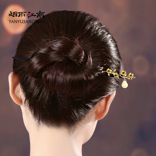 Yanyu Jiangnan original design ancient style women's Hanfu Hanfu high-end hairpin simple modern step daily hairpin hairpin length 18 cm
