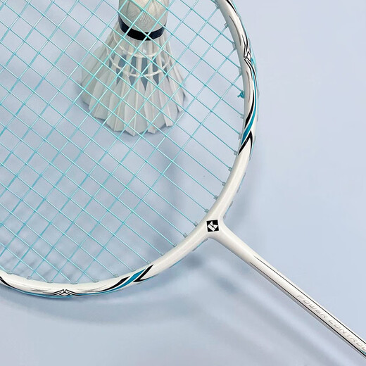 薰风（KUMPOO）羽毛球拍熏风k520pro全碳素超轻初学者单拍月白-冰蓝色羽线