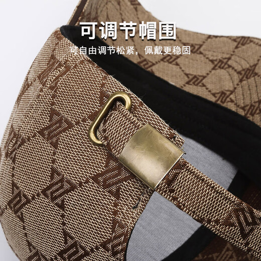 Disangsa new hat men's four-season casual fashion baseball cap women's deepened hard-top hat sports outdoor sun hat black adjustable