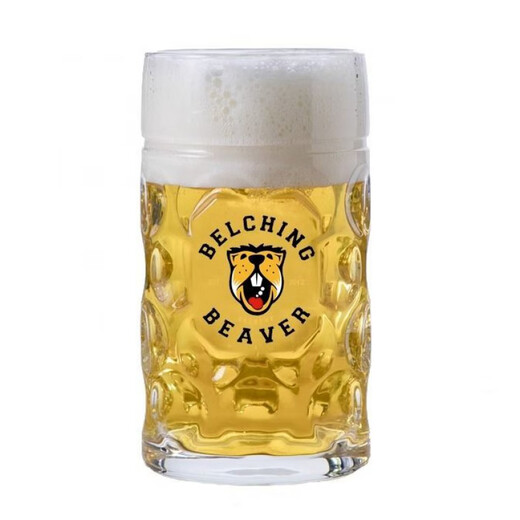 Chaosihui American-style BelchingBeaver special beer cup craft tulip goblet 1ml 3717 cup (Beaver)