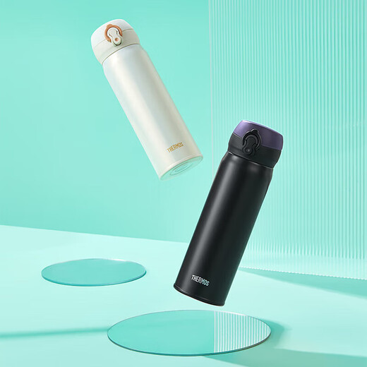 THERMOS thermos cup 316 steel 500ml men's and women's water cup student birthday gift JNL-500S gradient glacier blue