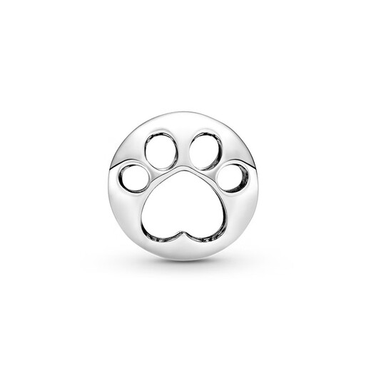 PANDORA (PANDORA) Hollow Cute Claws and Footprints Charm Beaded Jewelry Accessories Birthday Gift for Girlfriend Charms One Size