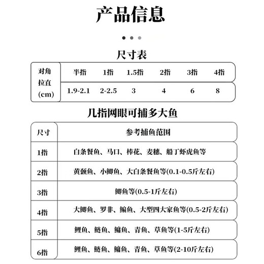 Suican weighted thickened running water net fishing net dipped fish net hanging net crucian carp net white striped mesh wire mesh sea net three-layer sunken net three-layer sunken net 3 fingers 36 meters * 1.2 meters - fish tail pendant