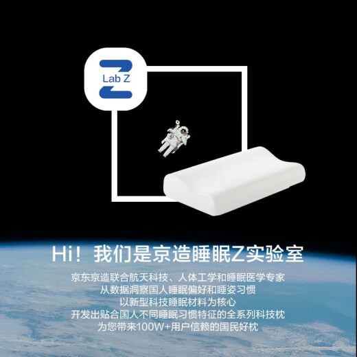 Made in Tokyo, Z1 wave pillow, aerospace slow rebound memory foam pillow core, cervical vertebra pillow, special neck pillow for adult sleep