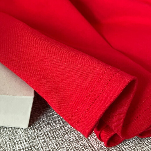 莎妮朵罗大码女装夏装新品胖妹妹显瘦款情侣装卡通印花遮肚子棉T恤16835 红色 4XL 建议175-200斤穿着