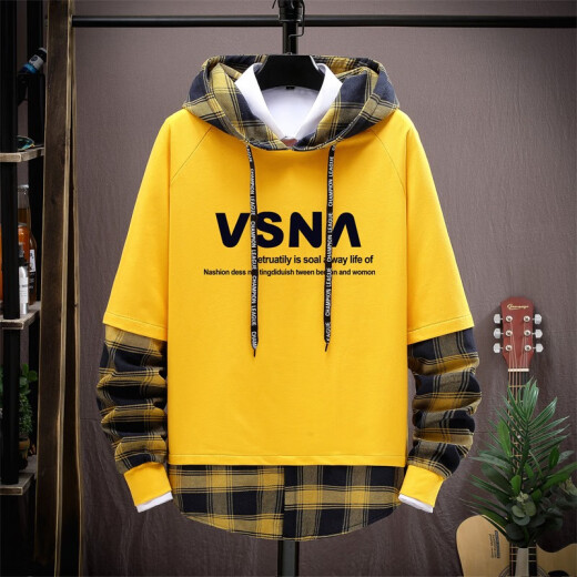 Baoming sweatshirt men's autumn and winter men's hooded pullover sweatshirt new casual velvet warm bottoming shirt long-sleeved men