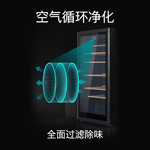 SIEMENS 245L wine cabinet 72 bottles red wine cabinet home wine cabinet constant temperature refrigeration imported oak wine rack computer temperature control KW3SVB6TSC