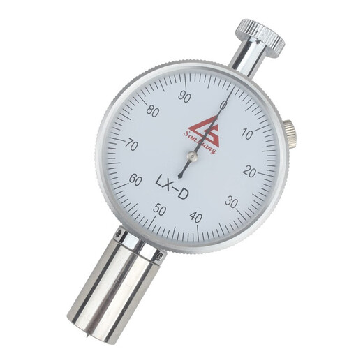 Three-quantity rubber silicone Shore hardness tester type A portable high-precision lx-a c d tester bracket JDJ10 LX-A-2 type (with hardness block)