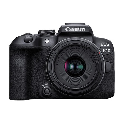 Canon Canon R10 mirrorless camera 4K digital high-definition entry-level home travel high-speed continuous shooting vlog video shooting R10 new official single body official standard battery + shoulder strap + base charger