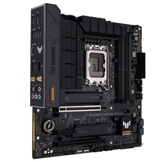 Игровая материнская плата ASUS (ASUS) TUF GAMING B760M-PLUS WIFI II Heavy Gunner Series поддерживает процессор Watt/12/13/14 поколения Heavy Gunner B760M-PLUS-WIFI-D4