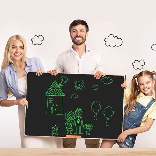 唯酷（wicue）21英寸/42英寸分屏液晶手写板写字板电子黑板白板高亮窄边大尺寸家用上课教学会议培训办公直播 42英寸整屏清除/充电款