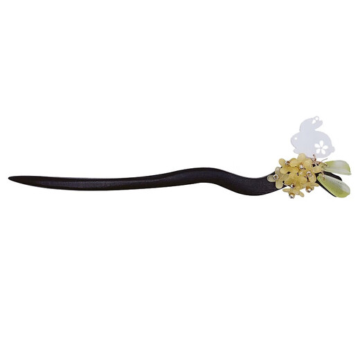 Zhuo Keke Zhao Liying's same style Jade Rabbit and Gui Gui hairpin for women. Ancient style hairpin. Simple modern and high-end new Chinese style hairpin. Zhao Liying's same style. Jade Rabbit and Gui Gui.