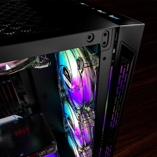 Patriot A15 computer case desktop MATX/ATX large case 240 water-cooled air-cooled desktop main case black (iron plate not side-transparent) + fan*3