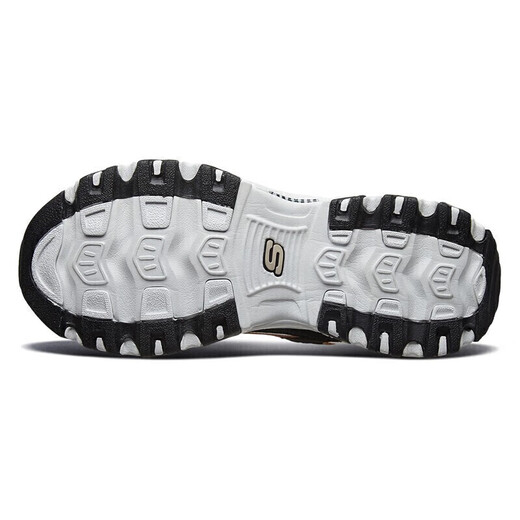 Skechers Black and White Gold | Men's Shoes Autumn Classic Panda Shoes Increased Breathability Fashion Campus Retro Dad Shoes 666114