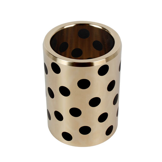Graphite copper sleeve self-lubricating bearing oil-free bushing wear-resistant copper sleeve solid inlaid copper sleeve JDB/OFK01/MPBZ inner diameter 8mm