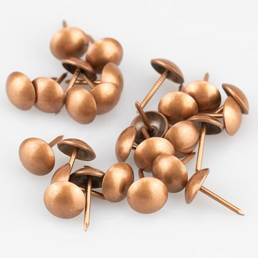 Hasdick Beijing Warehouse Delivery HKDP-44 Large Round Head Nails Antique Nails Large Thumbtacks Soft Pack Hard Pack Decorative Nails Qinggu 11*17mm (100 pcs)