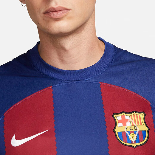 Nike (Nike) cooler Fußball Nike 23-24 Neue Saison Barcelona Home Fan Edition Kurzarm Jersey T-Shirt Herren DX2687-456 Jersey + Pedri S