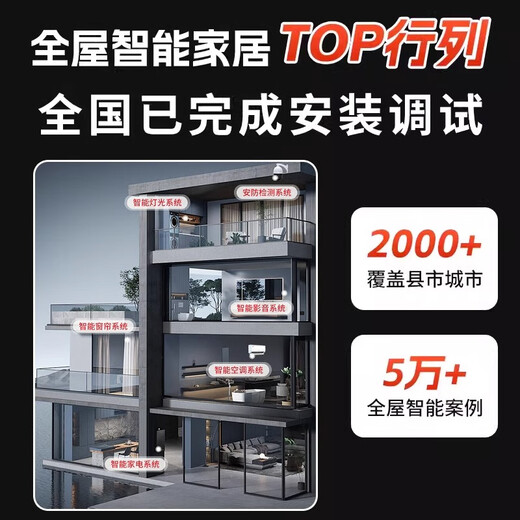 Xiaomi whole-house smart home control system set Greenmi Mijia design solution customization supports homekit villa customization