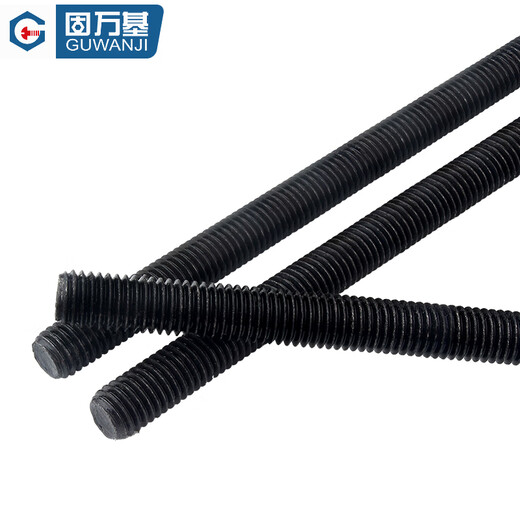 GUWANJI (GUWANJI) Grade 8.8/10.9/12.9 High Strength Screw Full Thread Rack Through Screw Full Thread Screw National Standard Fastener Iron Black M39x1 Meter 1 Piece 12.9 Level