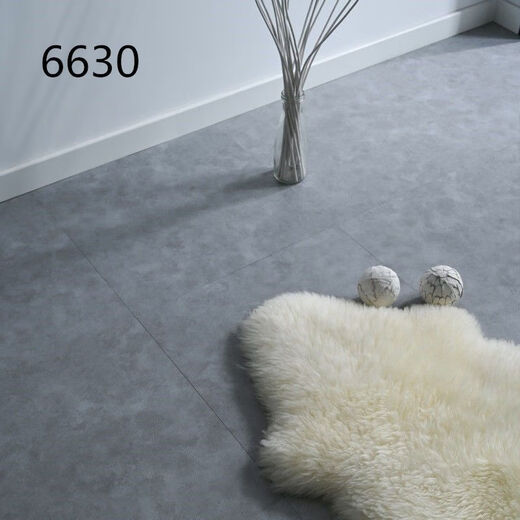 Miethaus Internet Promi Renovierung PVC Selbstklebende Bodenfliesen verdickte Marmorins Schlafzimmer-Resistente Plastikpolster 6629 Steinmuster Ein Stück 60*60 cm