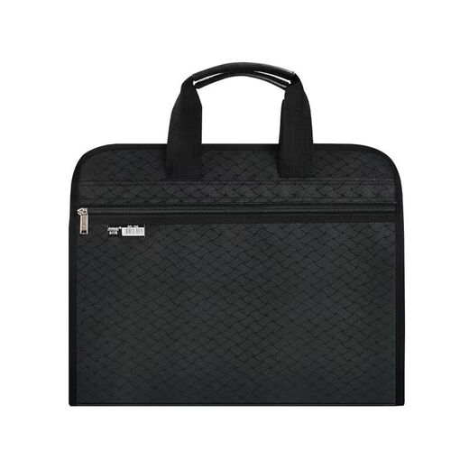 KIM IL-MI 1048 BOLSE DE CONFERENCIA PORTABLE DE NEGOCIOS BOLSO TRIMENSIONAL ARCHIVO BOLSO DE ARCHIVO Multi-captura de múltiples capas Bolsa de información de la Unión de la Unión de la calle Impresión Bolsa de negocios personalizada Negro (Tamaño: 390*300*75 mm)