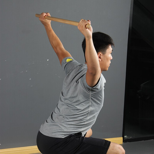 RISING Posture Assessment Stick, Personal Training Posture Correction Wooden Stick, Yoga Stick, Pilates Stretching Round Stick, Professional Edition (140cm)