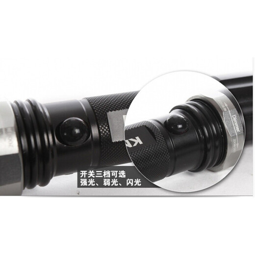 Canzhi inspection de la maison lampe de poche à lumière forte petite lumière rechargeable zoom main lumière maison portable longue portée LED hernie lumière batterie au lithium rechargeable boîte de luxe (planéité du mur d'inspection)