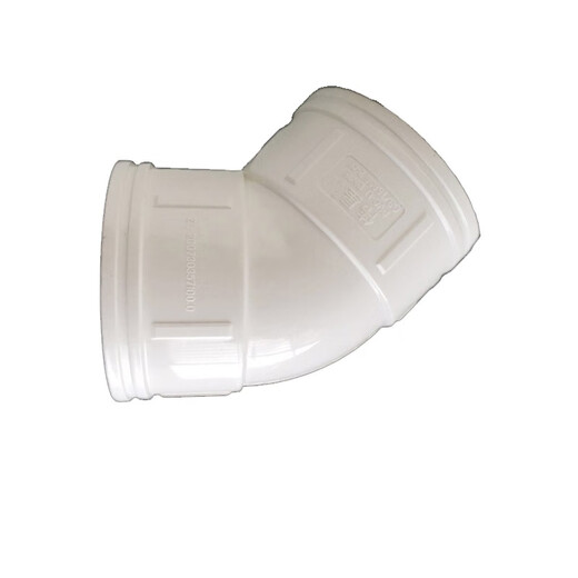 Weixing PVC drainage pipe sewage pipe 45 degree elbow DN75 customization