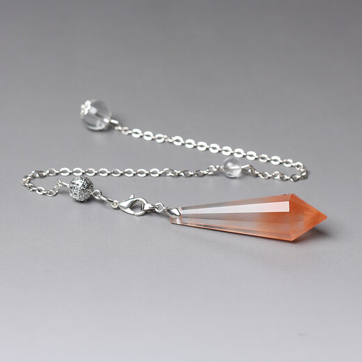 Xiyinfu pendulum pendant natural crystal strawberry crystal black hair green ghost blonde crystal necklace couple jewelry black black hair crystal