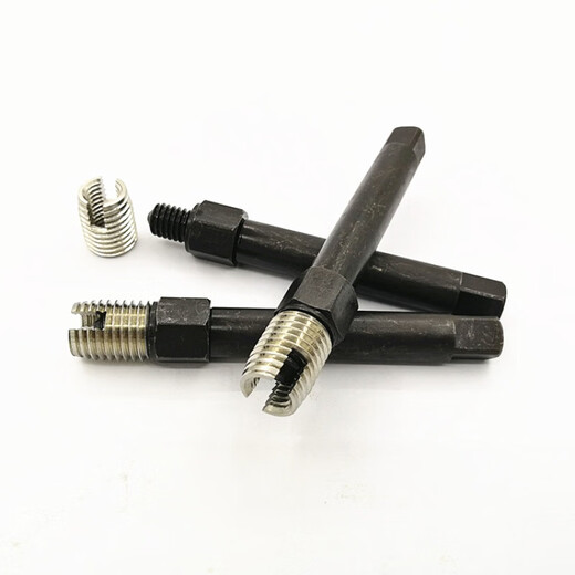 Type 302 stainless steel self-tapping threaded sleeve slotted self-tapping threaded bushing repair protective sleeve M3M4M5 M6-outer M9*1-length 10 (non-standard length