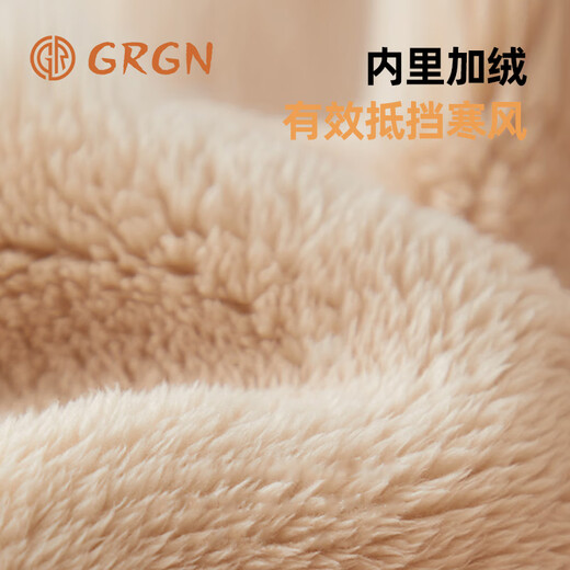 GRGN gloves for men and women outdoor winter warm cycling anti-cold wind plus velvet thick touch screen women's waterproof winter cotton ski gloves