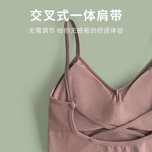 Winimaxi women's tube top bra short cross-over beautiful back camisole sexy exposed navel yoga sports girl wrapped chest gray + gray blue one size