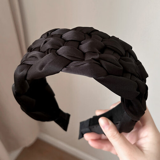 Zhuo Keke widened hairband women's hairpin 2025 new high-ceiling high-level sense when going out to cover white hair artifact headwear adult hair hole black wide edge