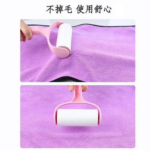 Renying cleaning special rag absorbs water and does not shed lint, thickened towel, wipes floor, wipes glass, wipes tablecloth, housework, kitchen, household, double layer coral velvet, 30*40, mixed color, thickened, 10 pieces