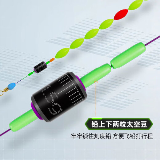 Chuangwei seven-star floating line group tied up finished sky hook eight-character ring traditional fishing line set high-sensitivity fishing line main line 3.6m sky hook) Qianyou hook 0.3 No. 1