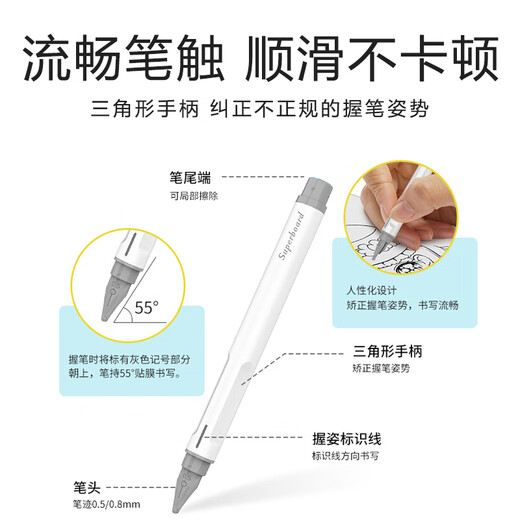 爱涂写磁性写字板儿童画画电子液晶手写板可擦可写局部消除家用办公绘画专用涂鸦板学生手绘板 升级款12寸磁性款+电动板擦+2只笔+保护套